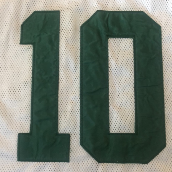 NFL REEBOK NEW YORK JETS JERSEY MEN'S SIZE 56 100% AUTHENTIC SANTONIO HOLMES #10 - Picture 15 of 15